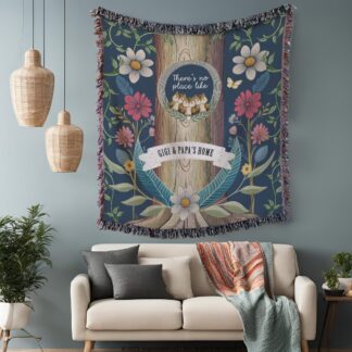 Gift From Kids Woven Throw Blanket