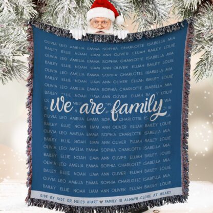 custom holiday blanket