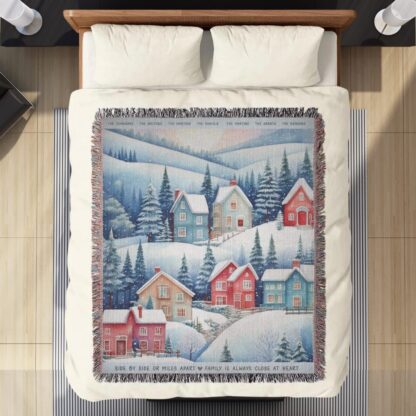 christmas gift family blanket