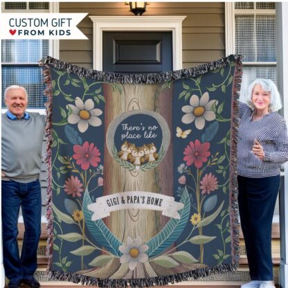 there's no place like grandma's house blanket