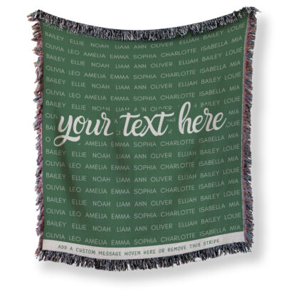 custom name blanket